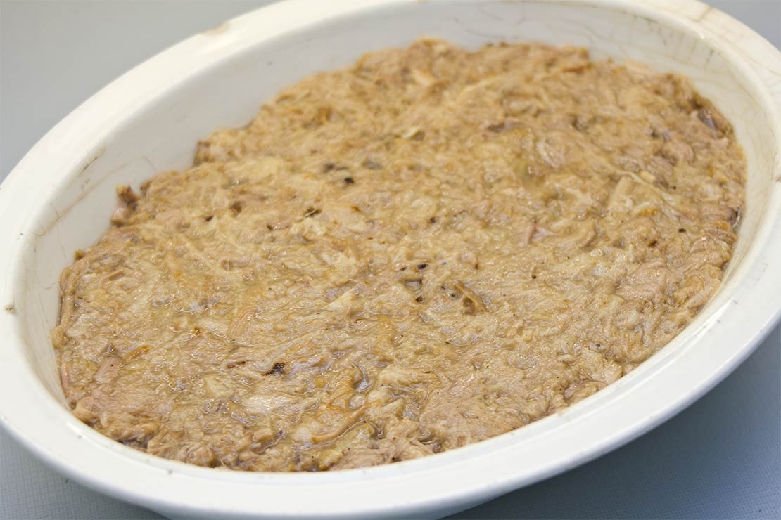 the rillettes prior to chilling