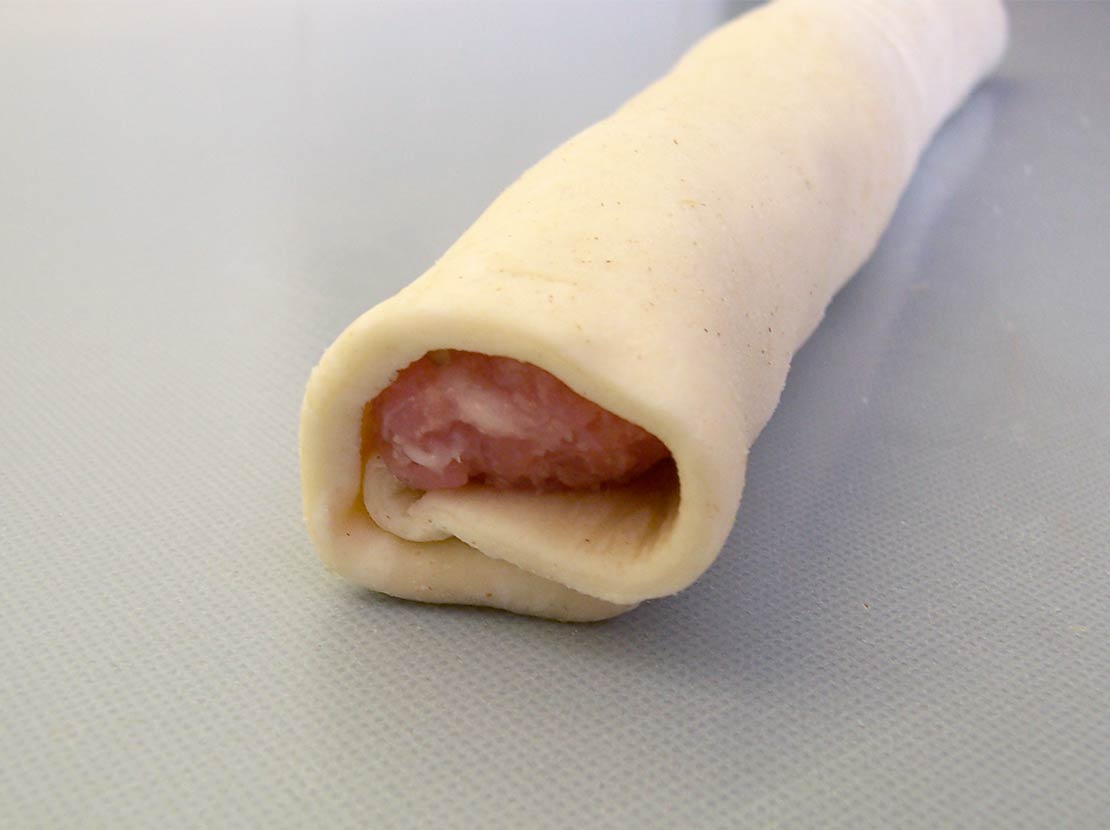 tube of sausage