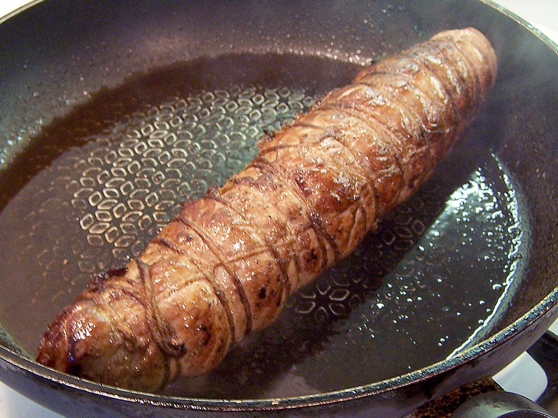 browning the meat