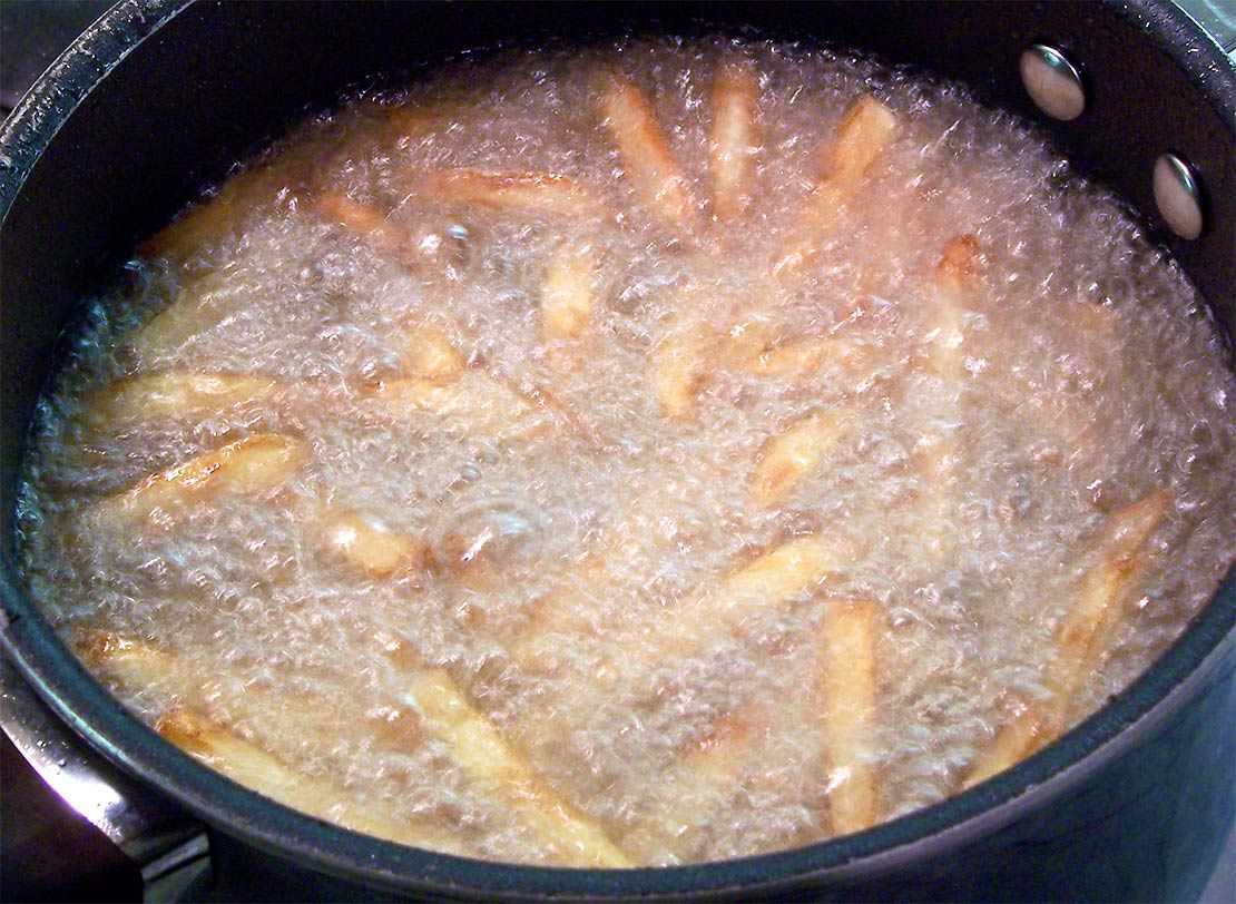 the second frying