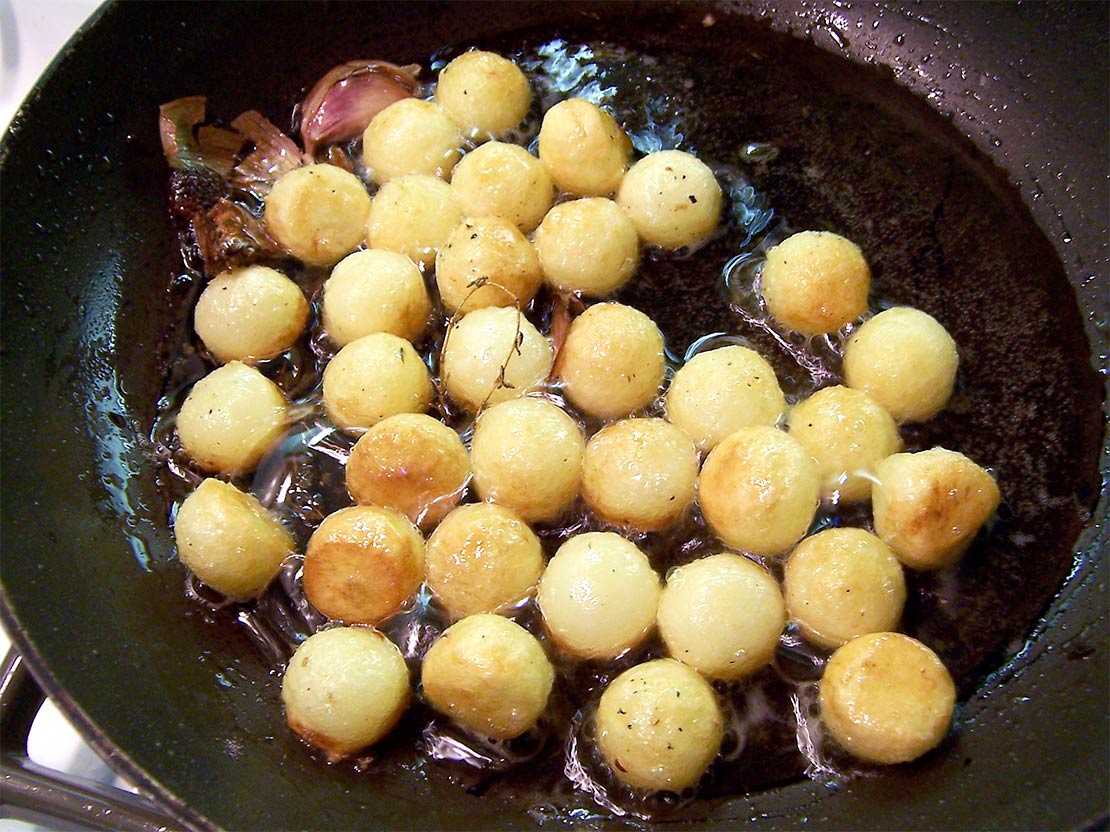 frying the balls