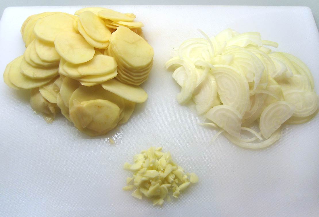 preparing the ingredients