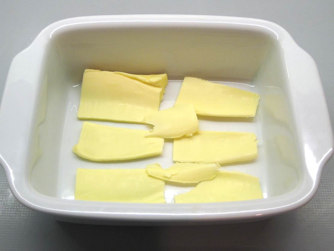layering the butter