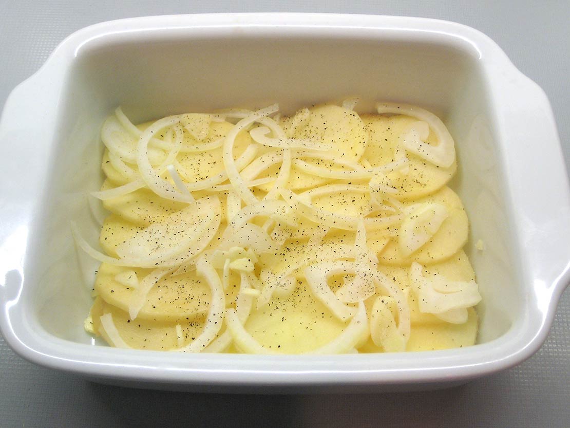 adding the onion and garlic