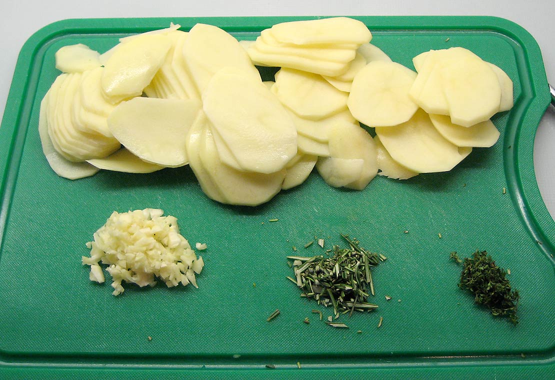 preparing the ingredients