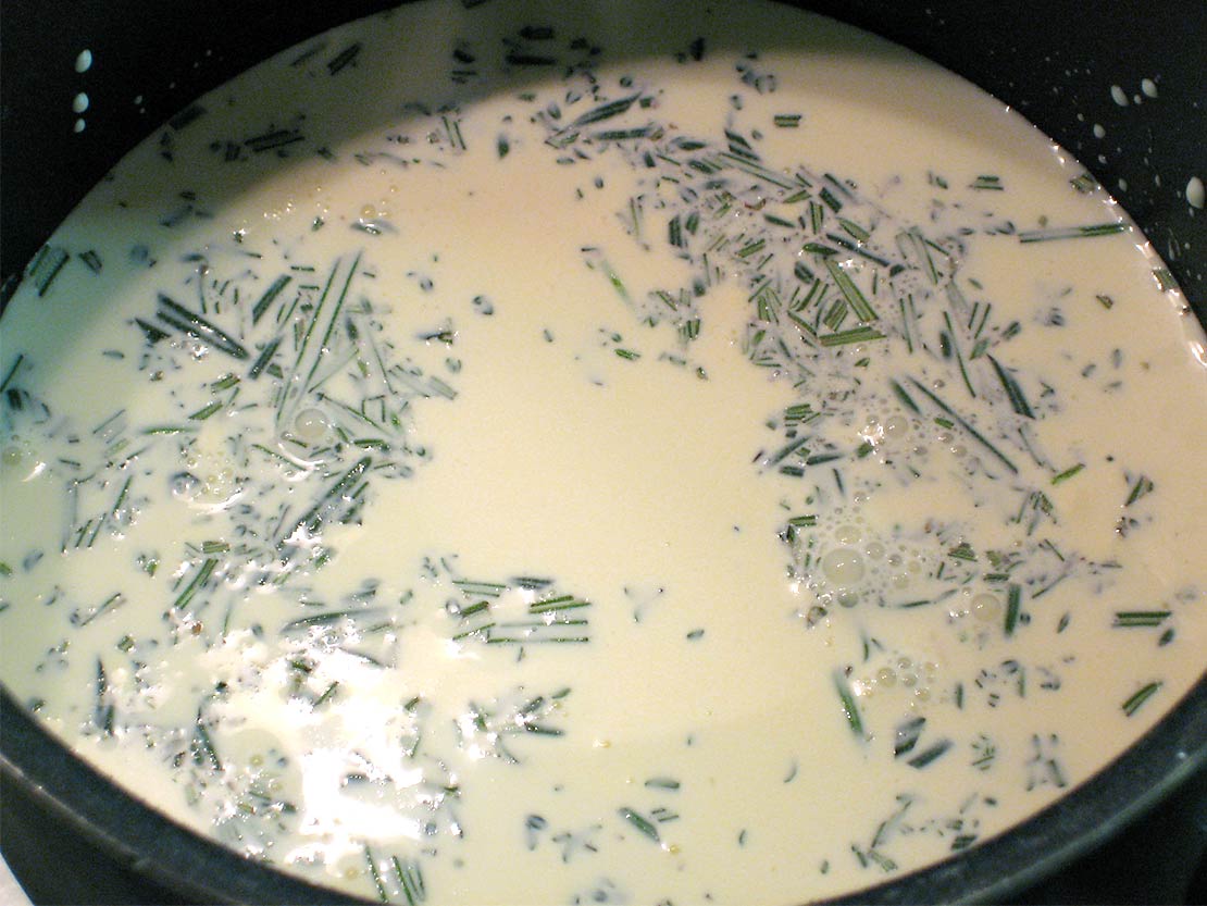 infusing the milk