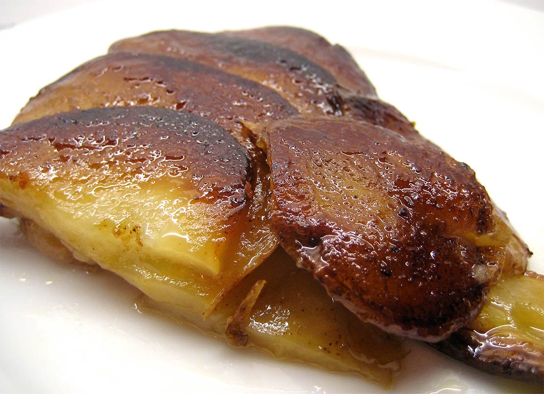 a slice of the finished galette