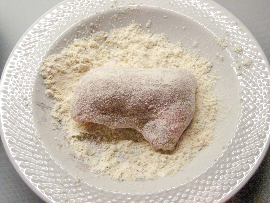 chicken-coating the breast