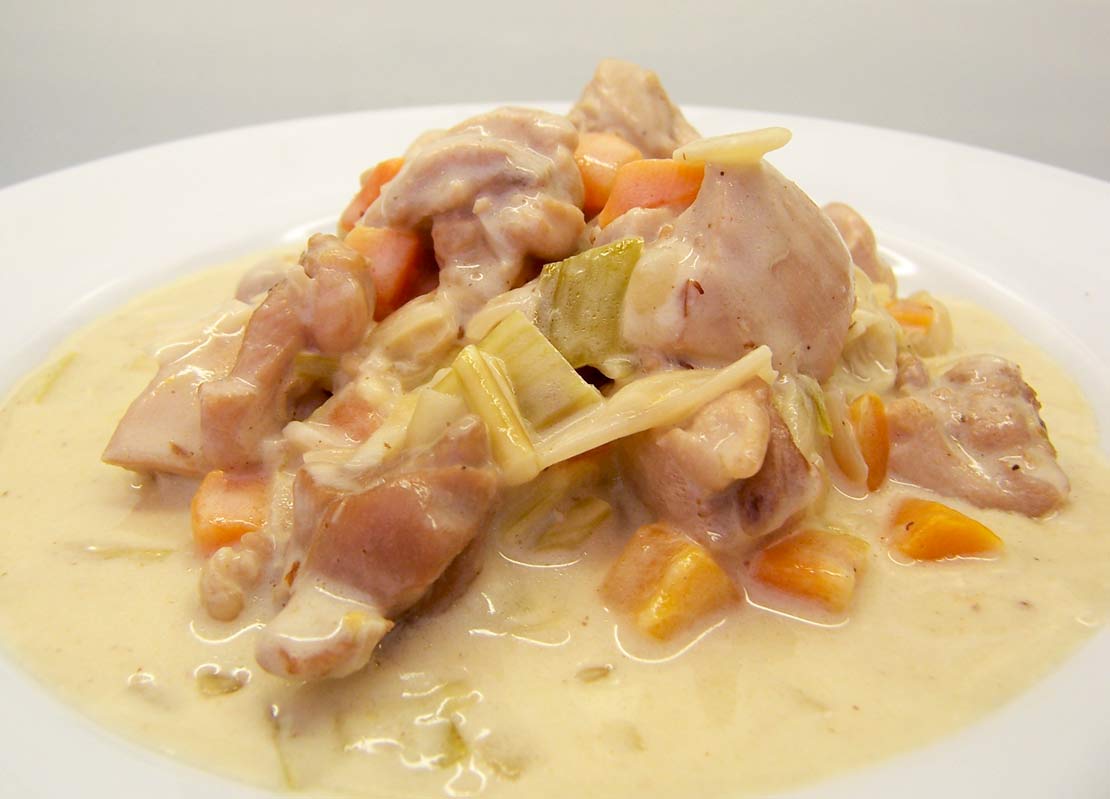 the finished stew