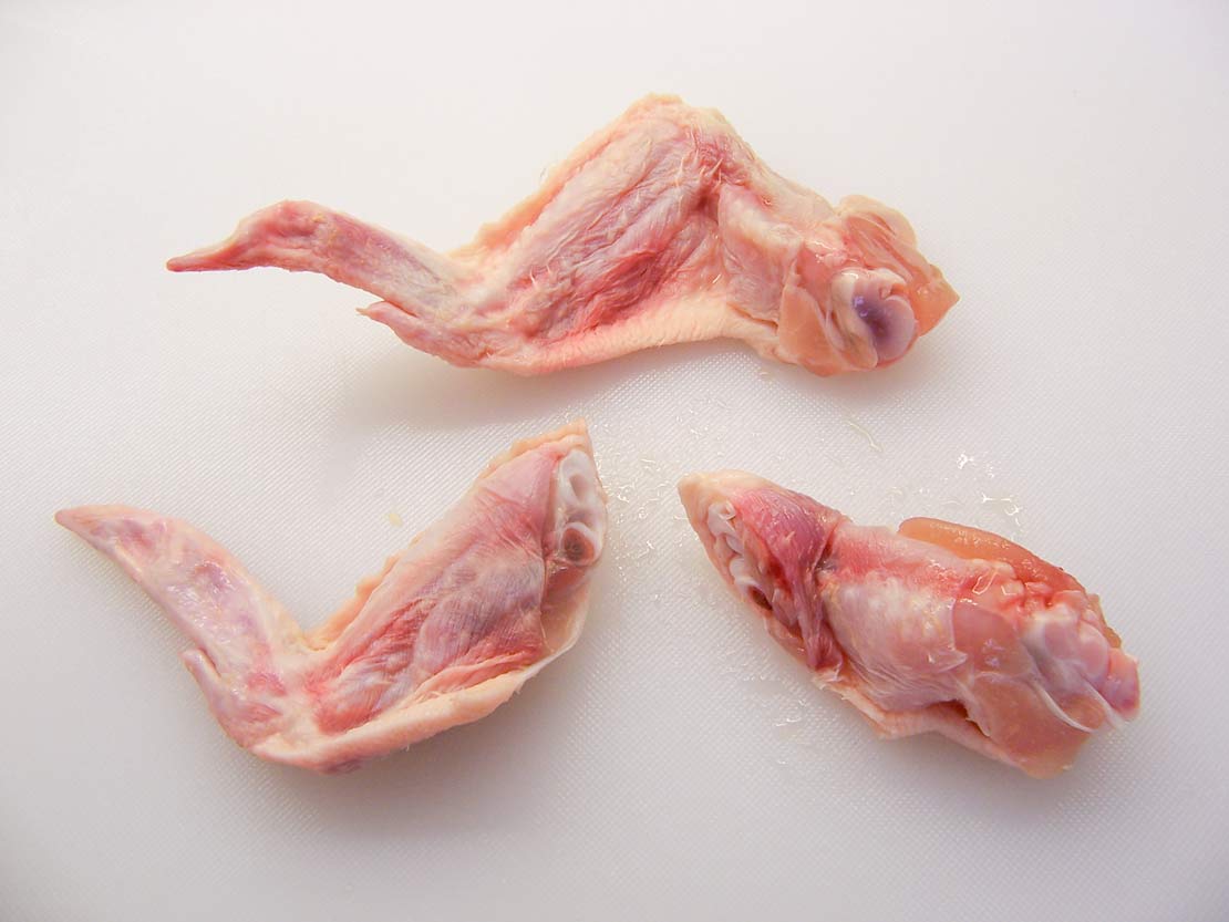 chopping the wings