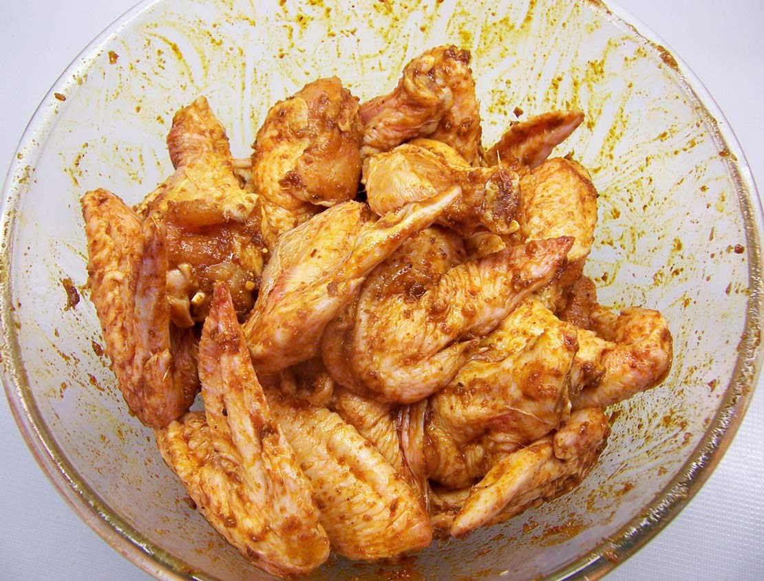 marinading the wings