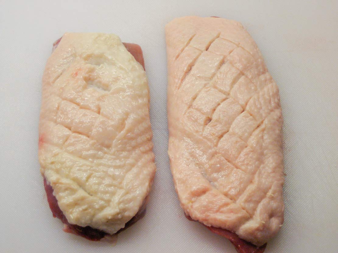 score the duck fat