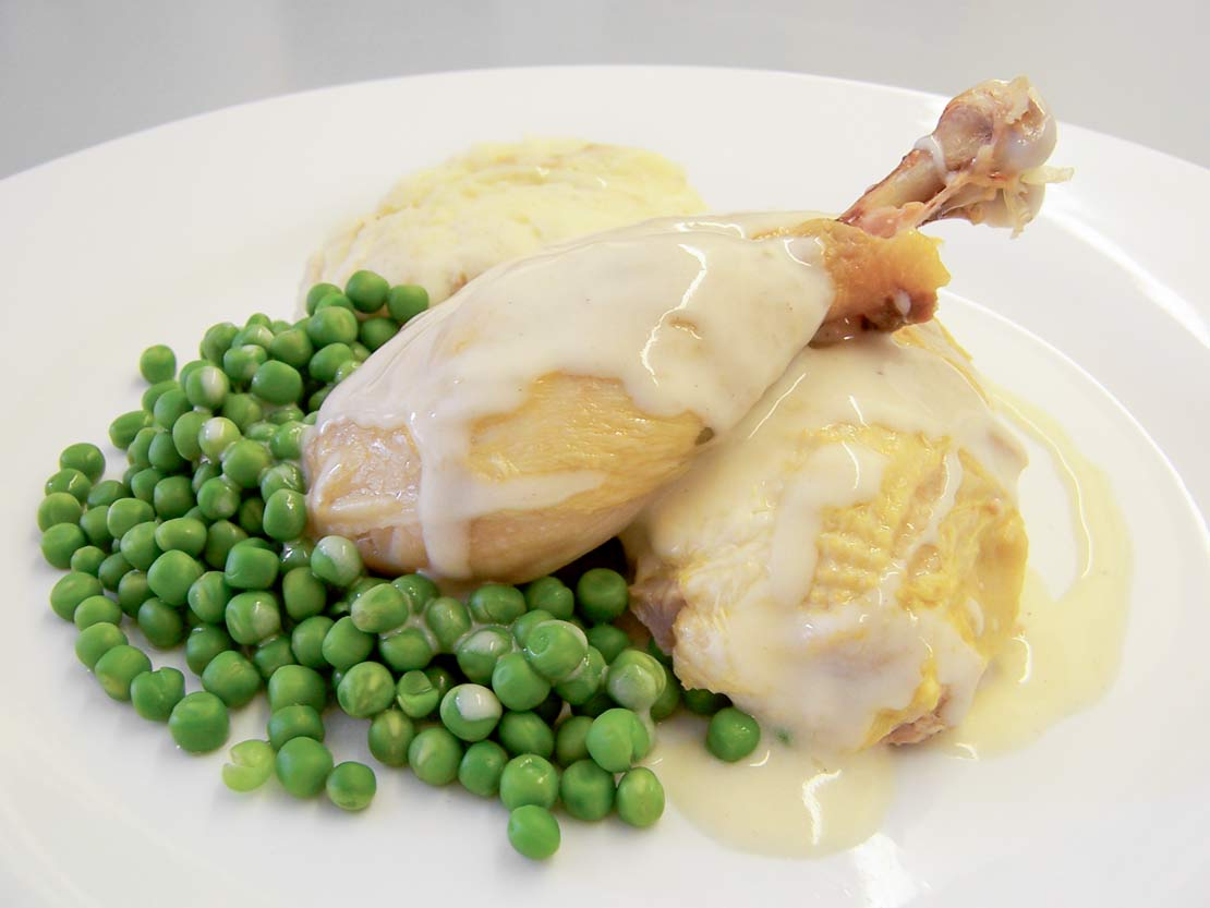 the finished chicken
