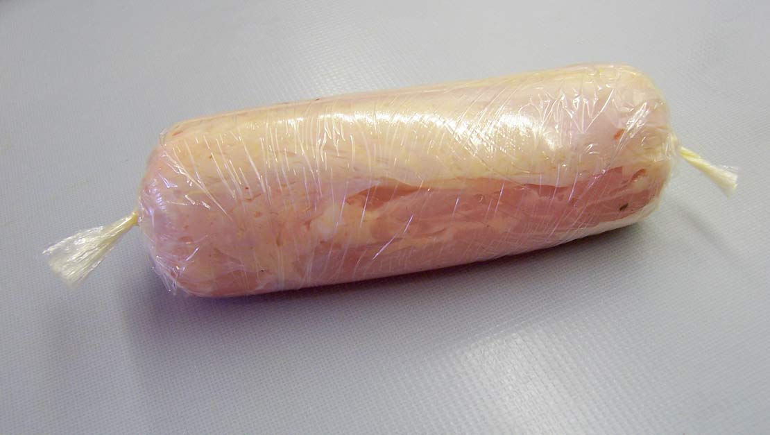 molding the chicken