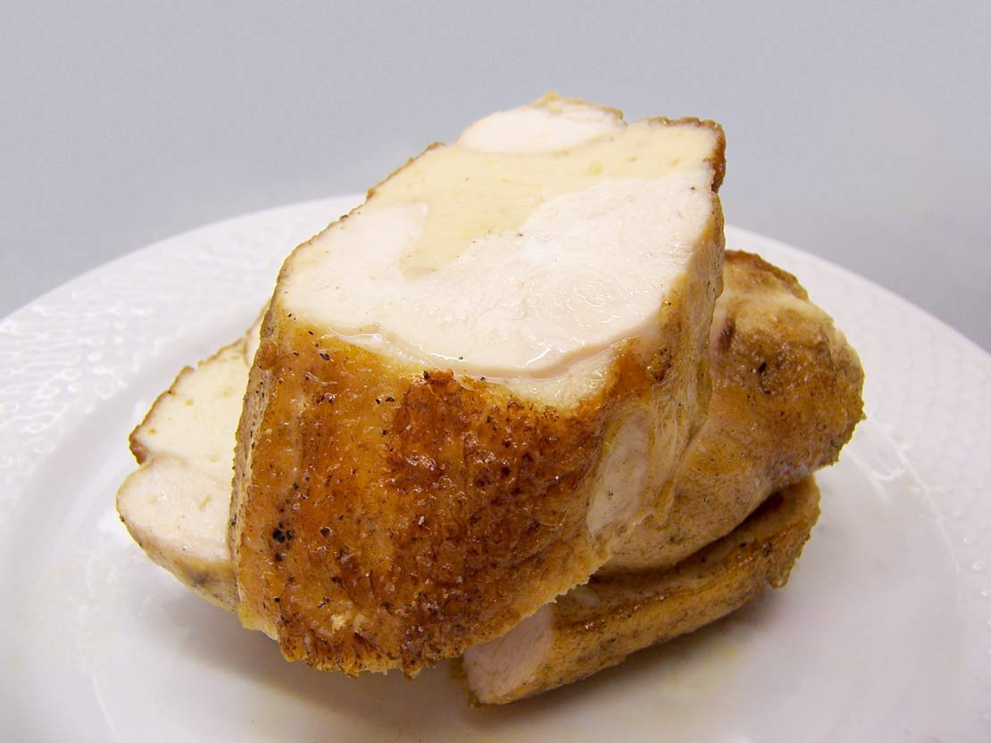 the finished Stuffed Chicken Breast