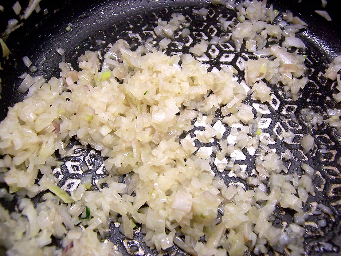 softening the shallot