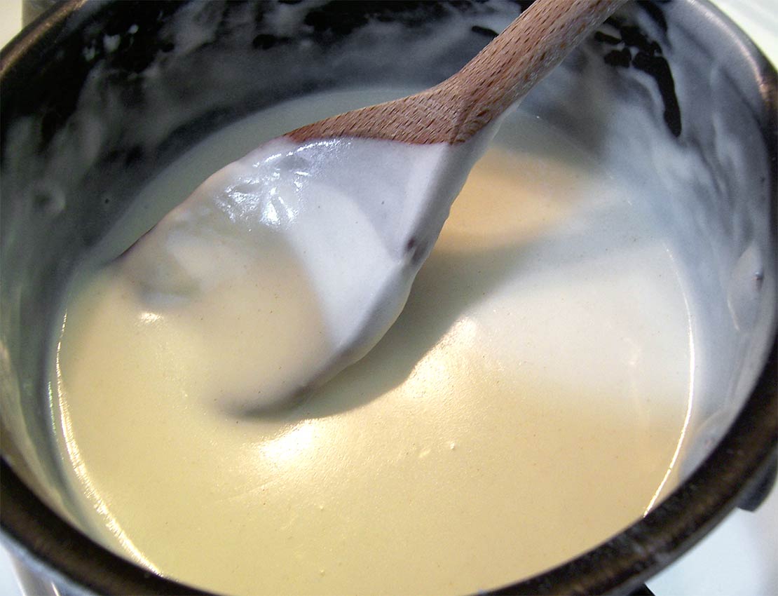 cooking out the flour