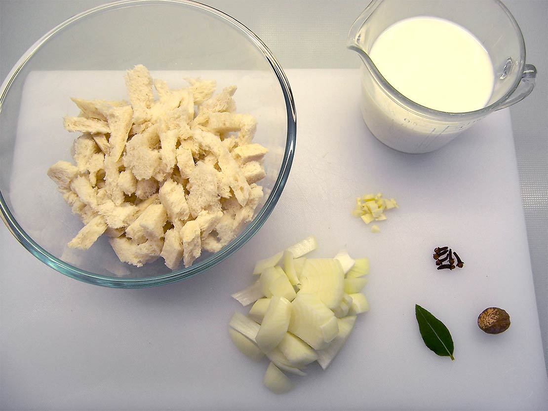 preparing the ingredients
