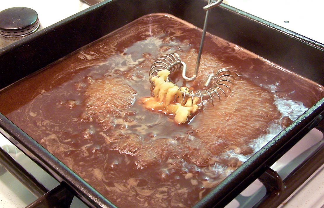 whisking in the thickener