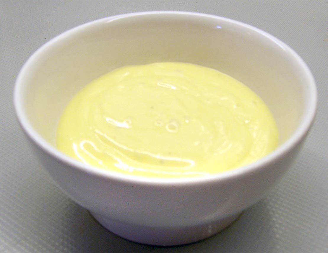 the finished sauce