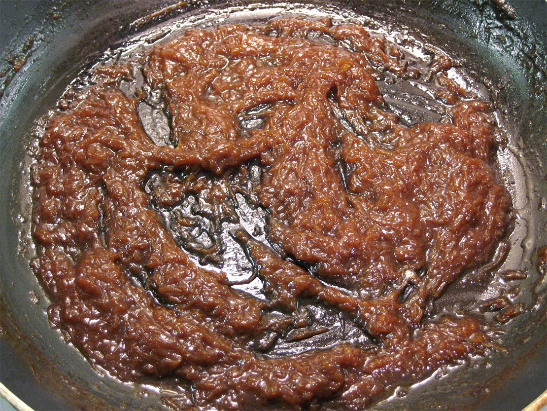reducing the liquid