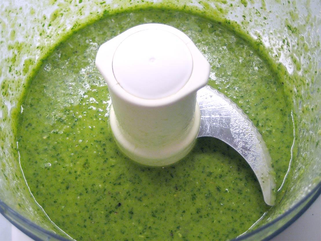 after blending