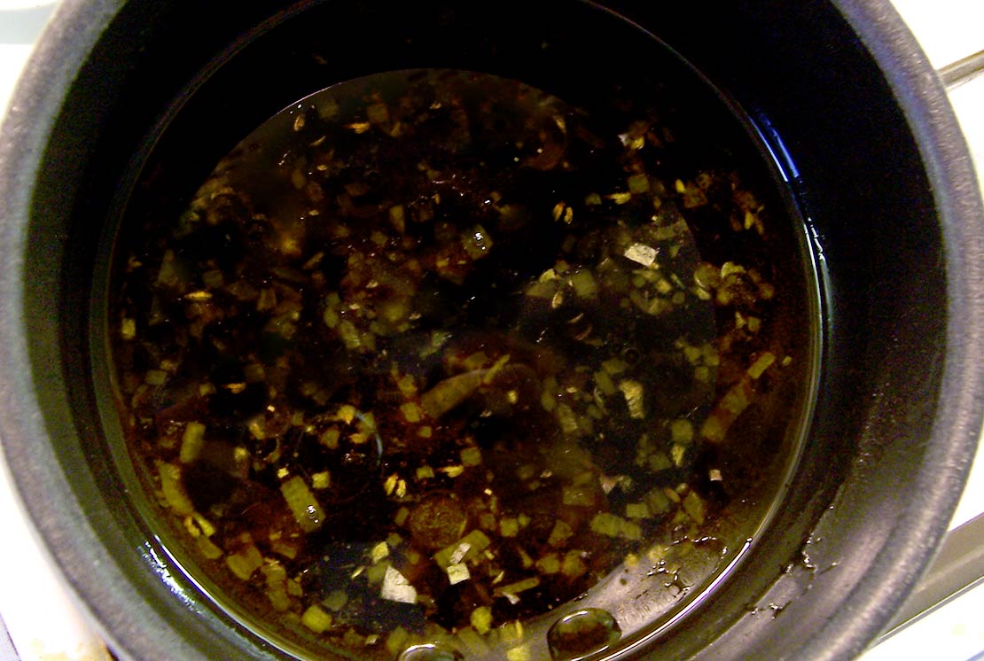 warming the sauce