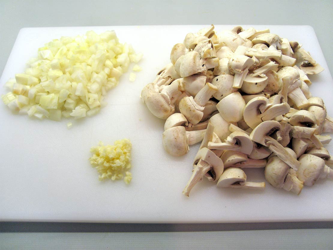 preparing the ingredients