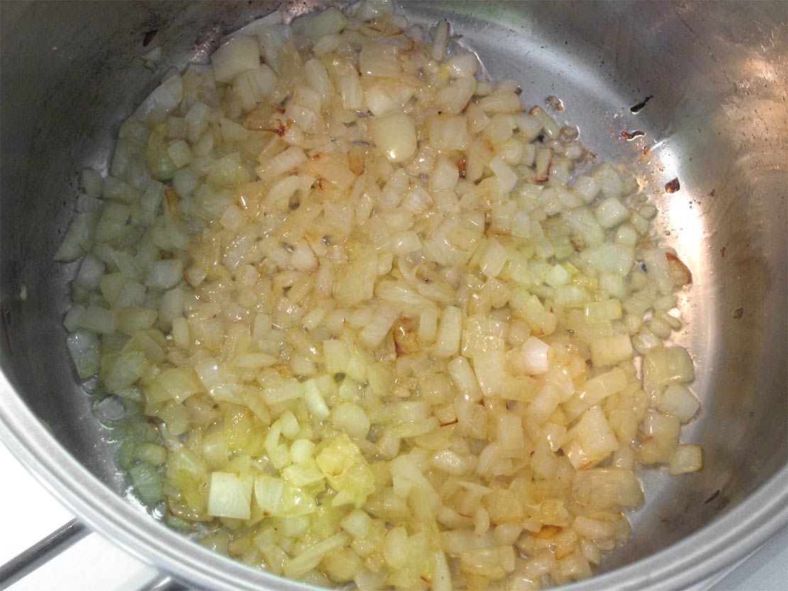 softening the onion