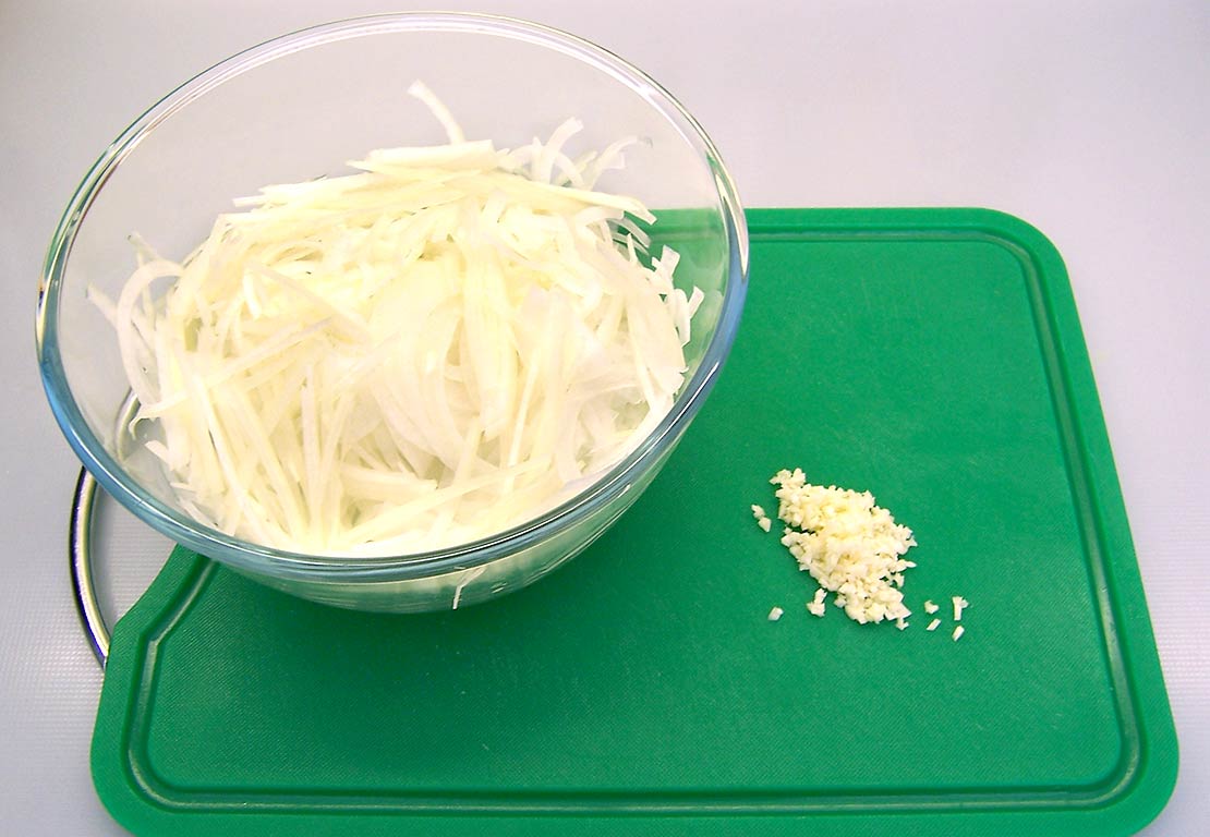 preparing the ingredients