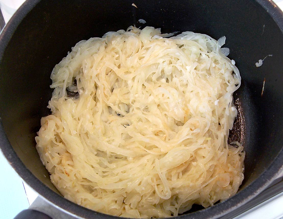 softening the onion