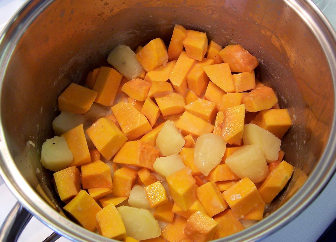cooking the ingredients