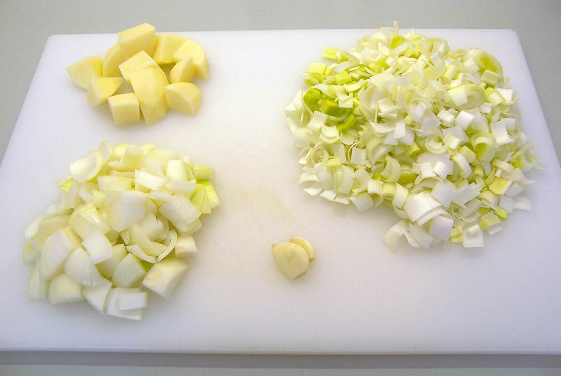 preparing the ingredients