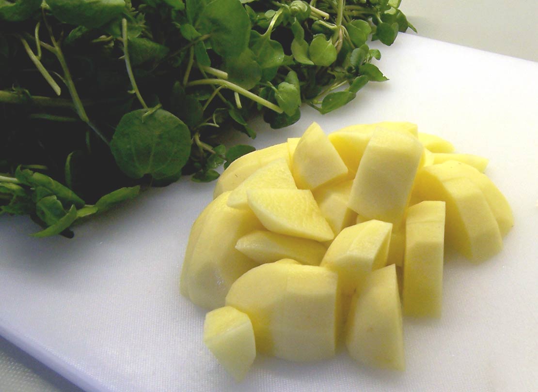 chopped ingredients