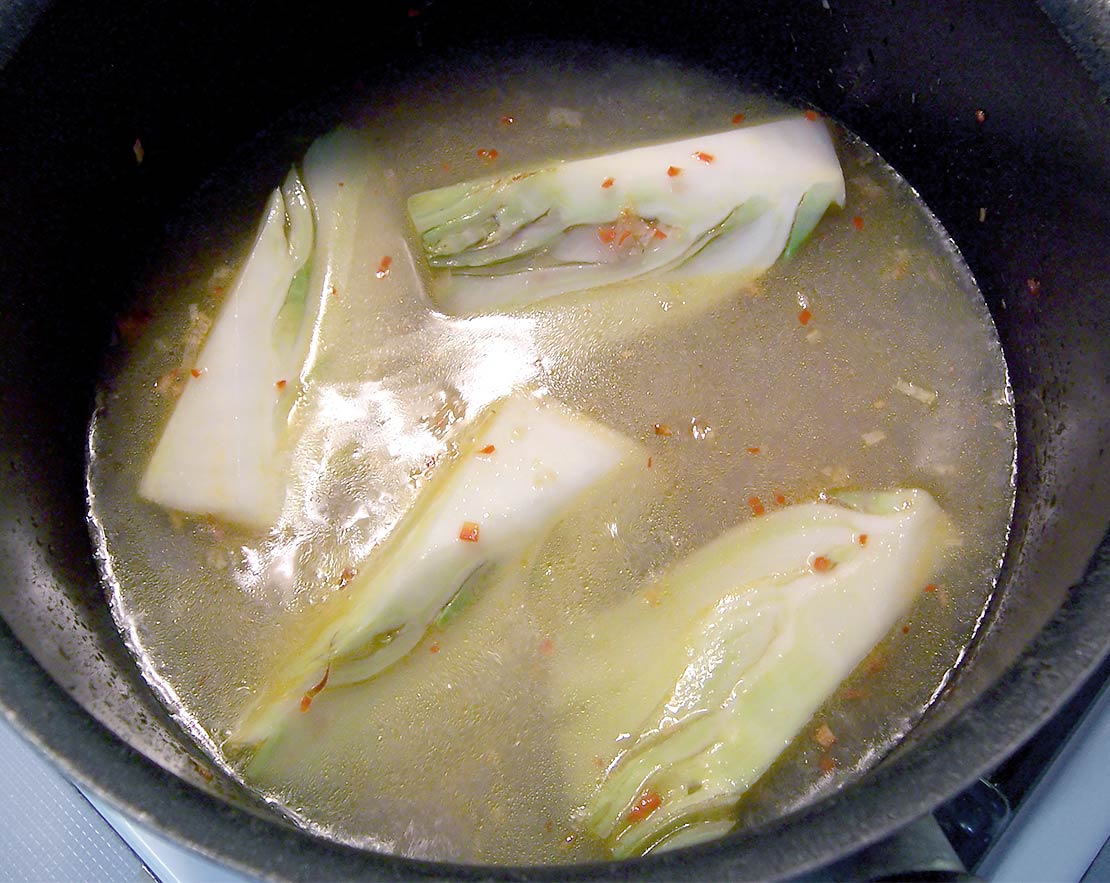 braising the fennel