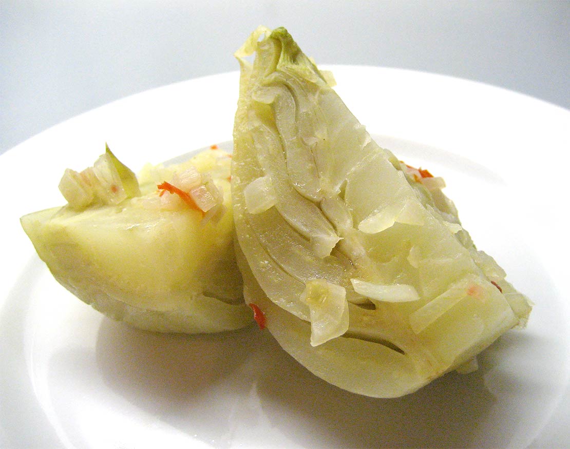 the finished fennel