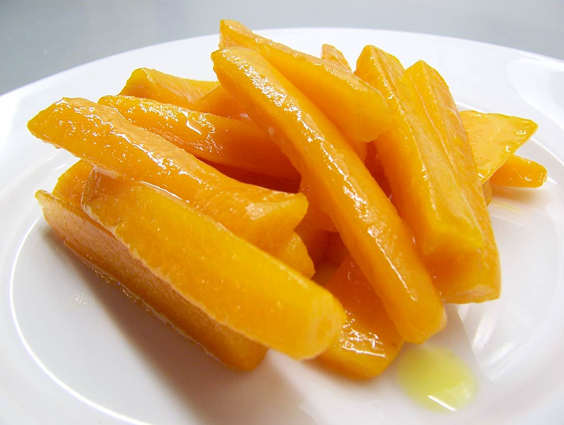 the finished carrots