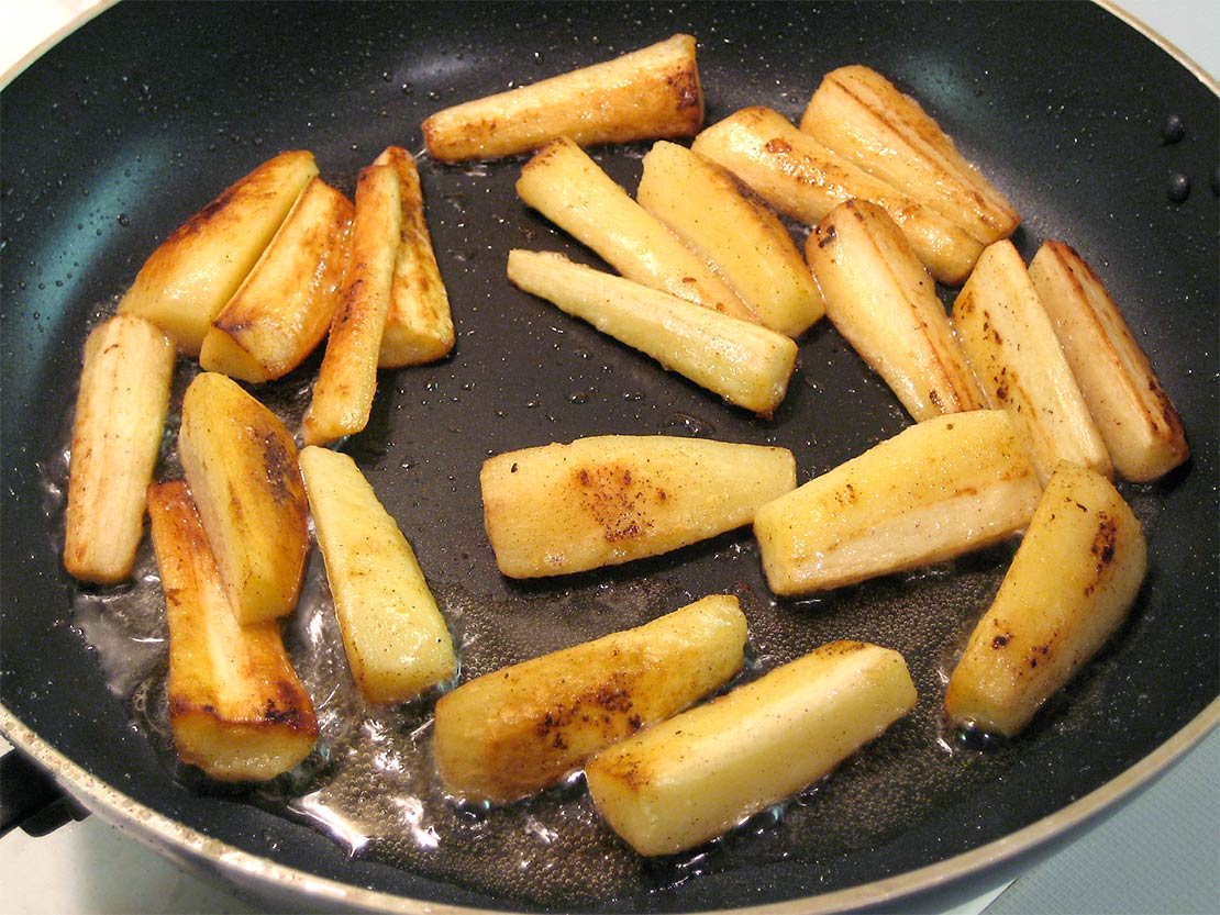 browning the parsnips