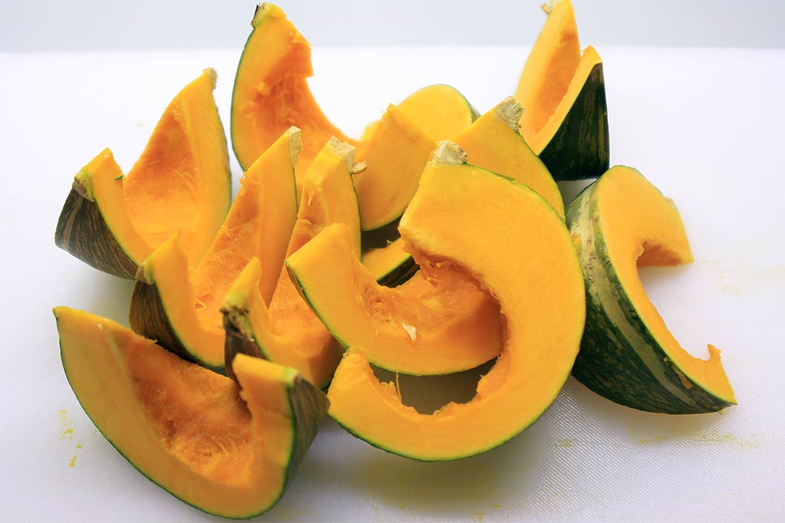 the prepared squash