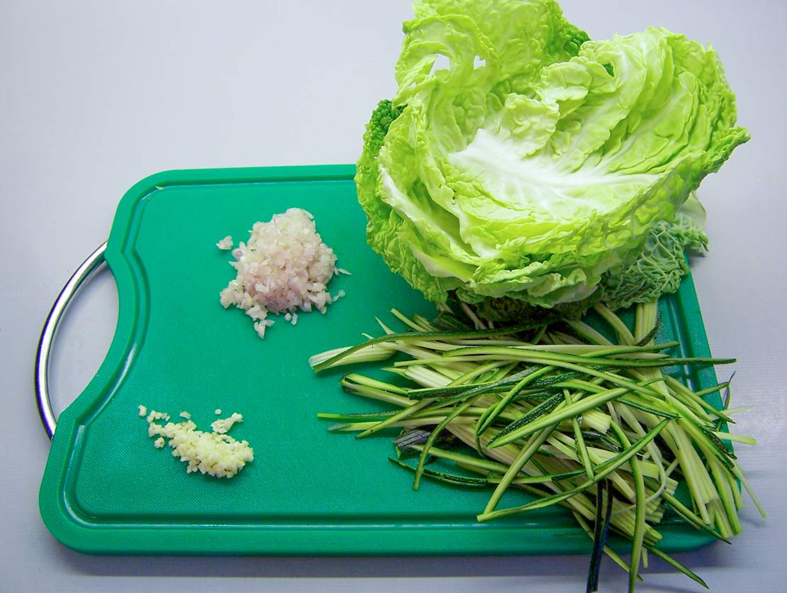 The prepared ingredients