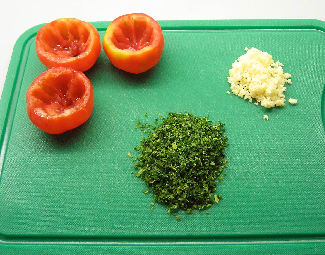 preparing the ingredients