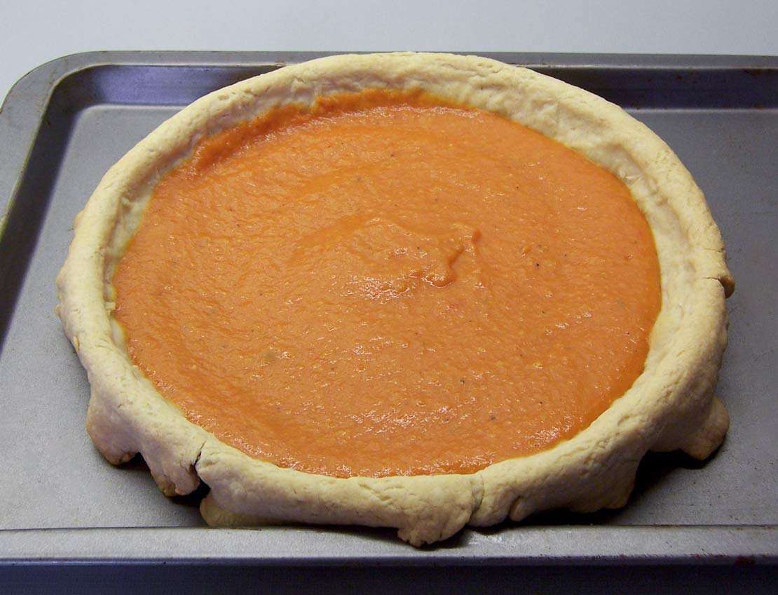 filling the tart