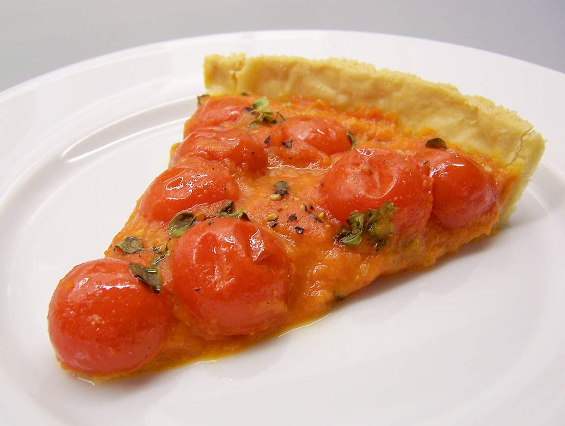 the finished tart