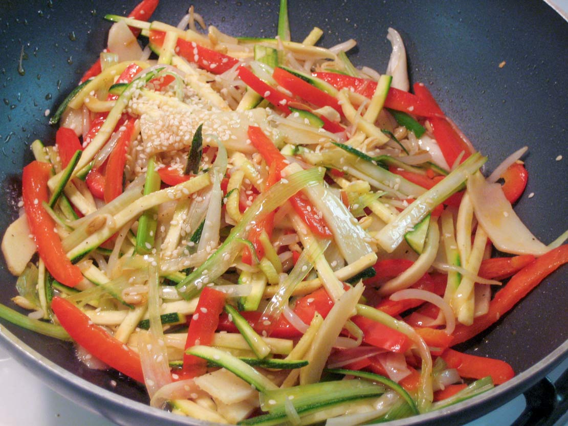 finishing the dish