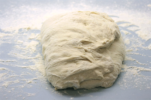 folding the dough - step 3