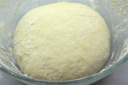the first kneaded dough