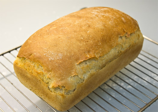 the cooked loaf after cooling