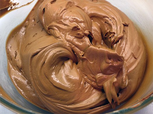 the chocolate butter icing