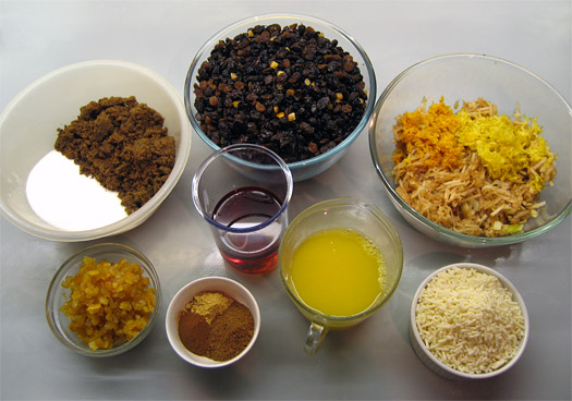 the mincemeat ingredients