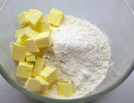 the pastry ingredients